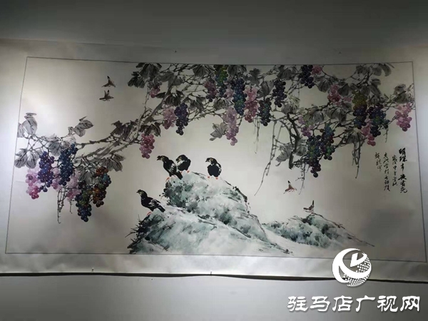 張克洪個(gè)人畫展在黃淮學(xué)院美術(shù)館開展