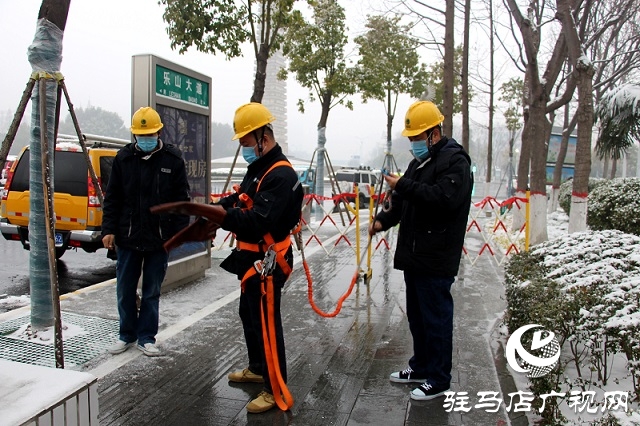 駐馬店供電公司積極應(yīng)對(duì)雨雪天氣 確保春節(jié)安全供電