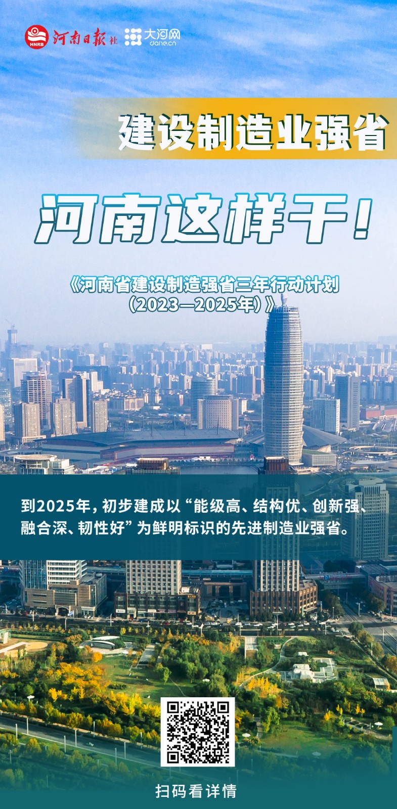 海報丨建設制造業(yè)強省，河南這樣干！