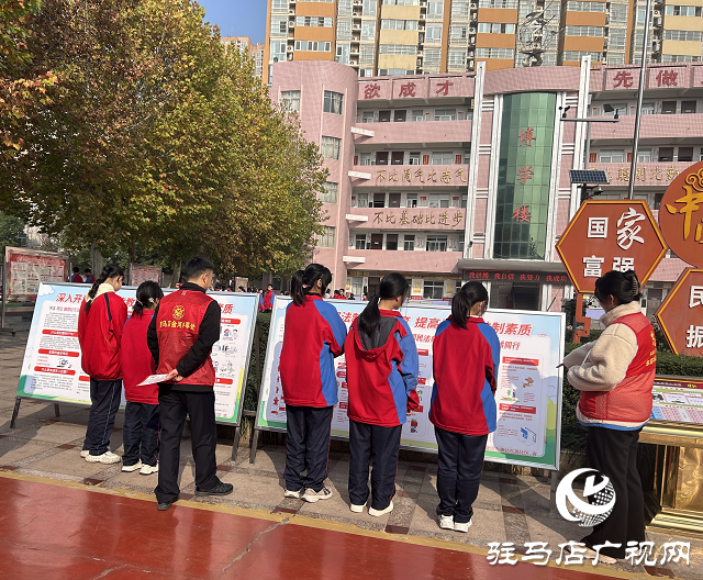 駐馬店經(jīng)濟開發(fā)區(qū)金河辦事處開展“法治護校園安全伴成長”普法宣傳活動