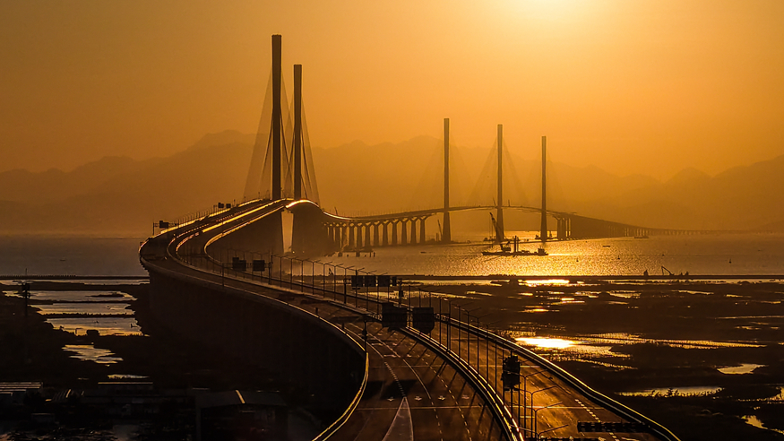 黃茅海跨海通道靜待通車(chē)