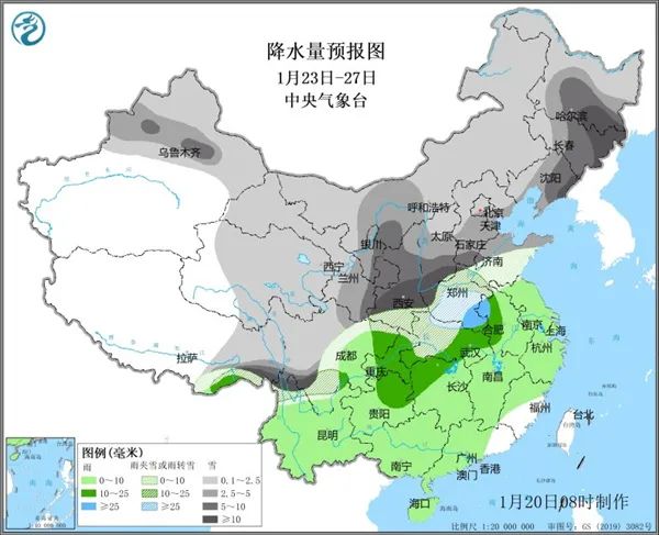 節(jié)前大寒潮將至！雨雪降溫來襲，春運返鄉(xiāng)需警惕